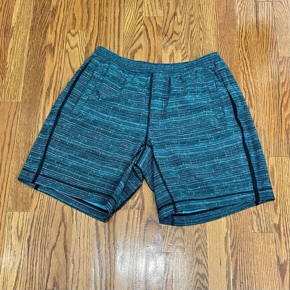 Lululemon Pace Breaker Shorts. Dark Teal Space Dye. Large. - Picture 1 of 7